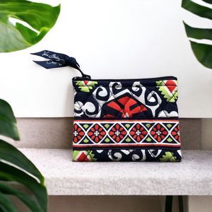 Vera Bradley Black and Red Patterned Wallet